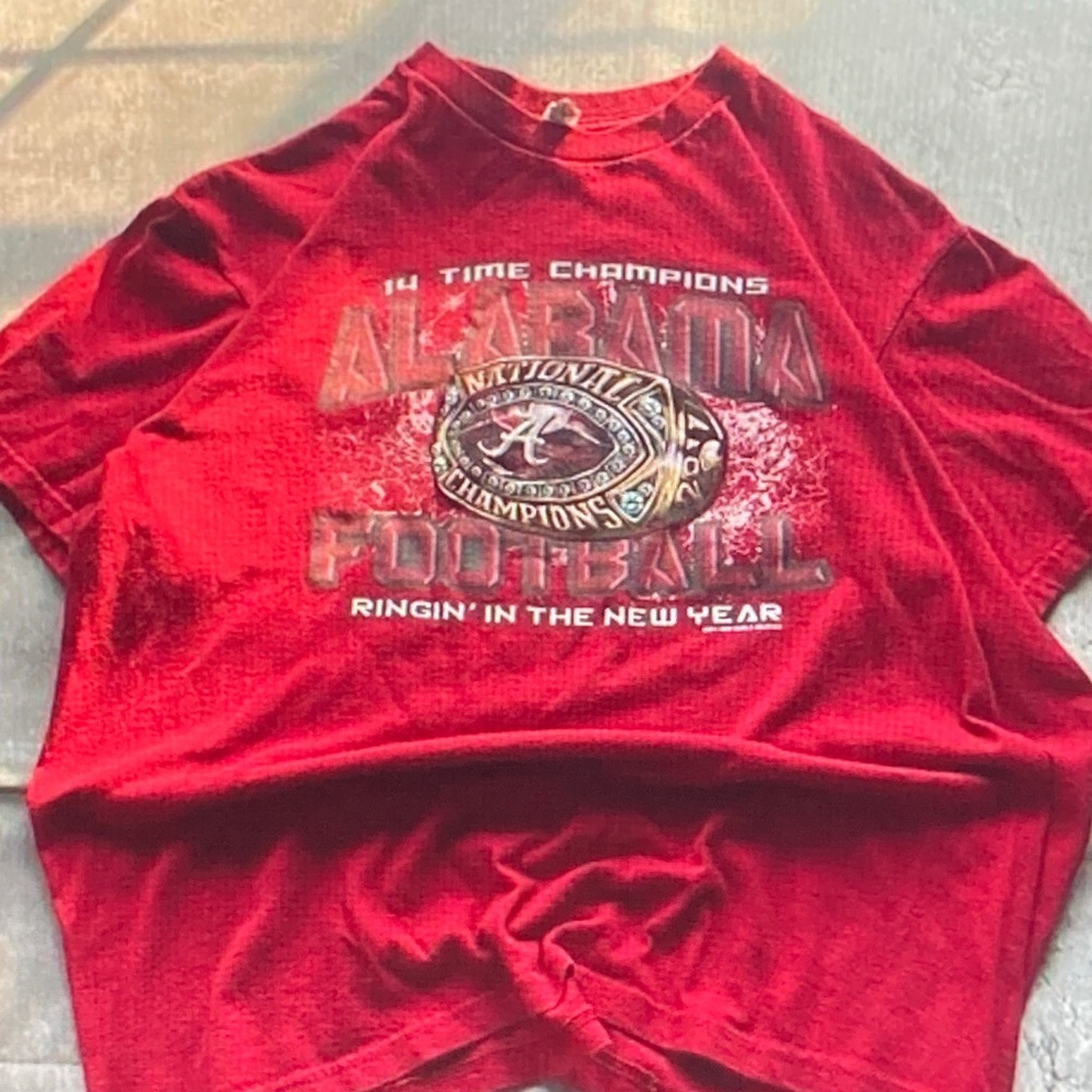 Delta Red Alabama Football Jersey